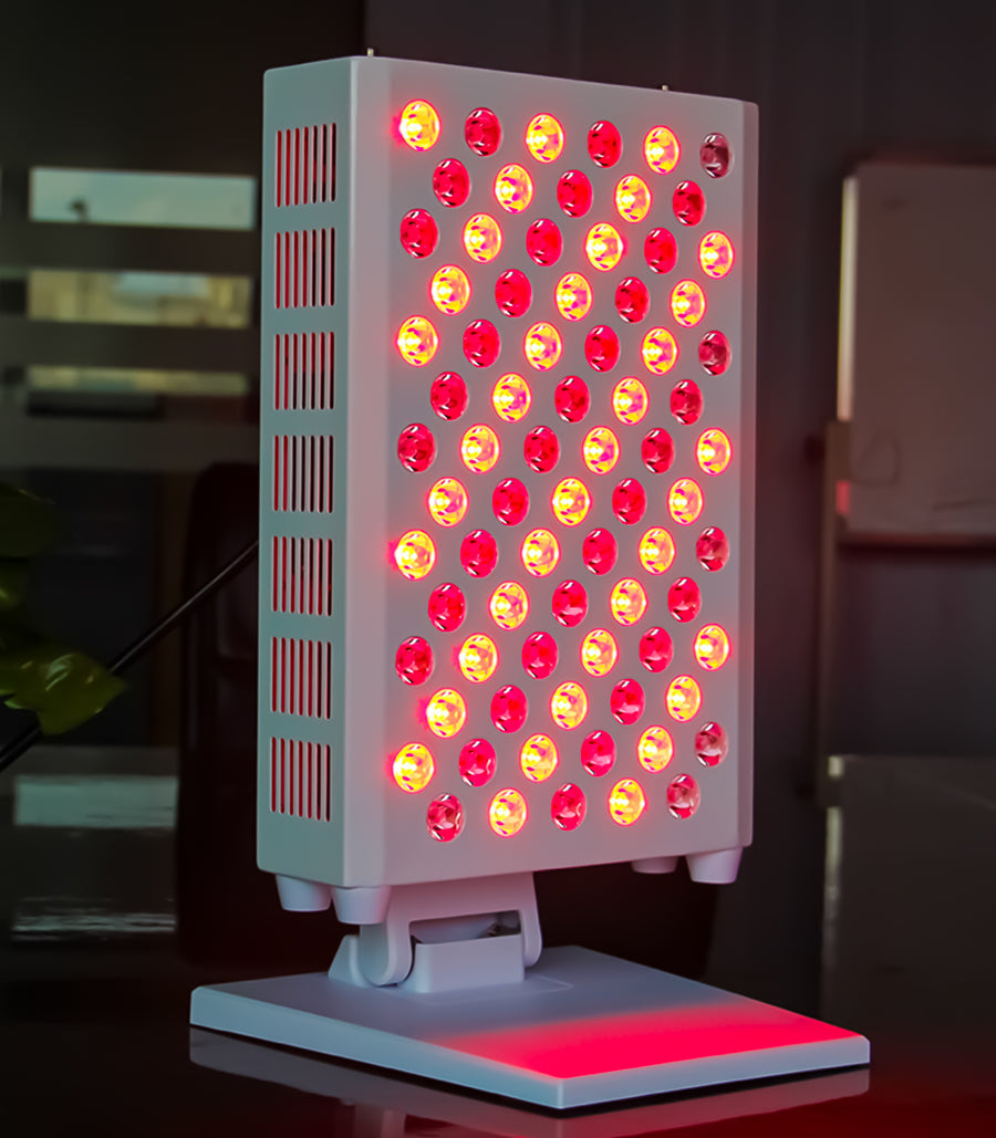 Theia Red Light Therapy for Face and Body, Red Near Infrared Light with Timer and Stand. 60 Dual Chip LEDs. Flicker Free Clinical Grade Panel for Energy, Pain, Skin, Recovery, Performance RL60S Max