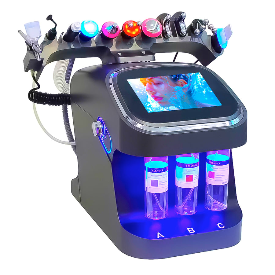 THEIA 10 in 1 Hydro Dermabrasion Machine Face Lifting Facial Deep Cleaning Aqua Peeling Skin Rejuvenation Skin Care SPA Device