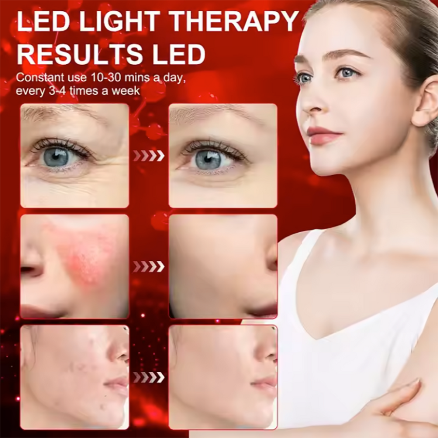 Theia Sun Lux Red LED Desktop Infrared Therapy Lamp – 660nm Red Light Therapy for Pain Relief & Skin Rejuvenation