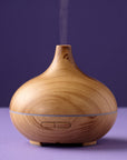 Theia Aroma Diffuser & Humidifier, Wood Look, LED Color Changer, 300 ml