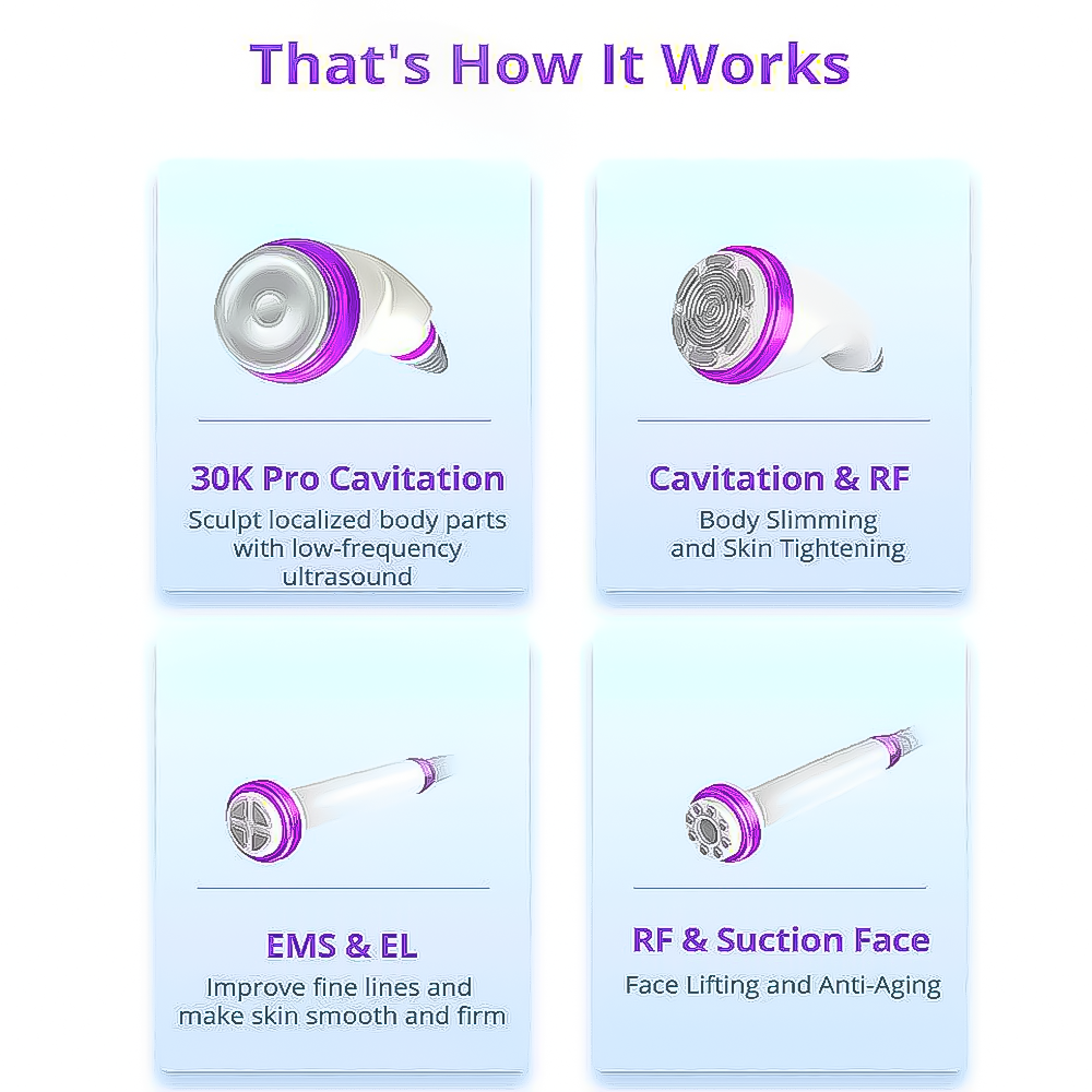 Aristorm Ultimate S-Shape Pro -  30KHZ Cavitation - Body Slimming Machine