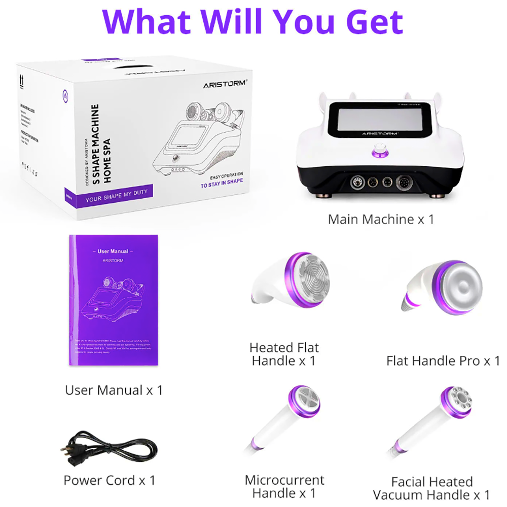 Aristorm Ultimate S-Shape Pro -  30KHZ Cavitation - Body Slimming Machine