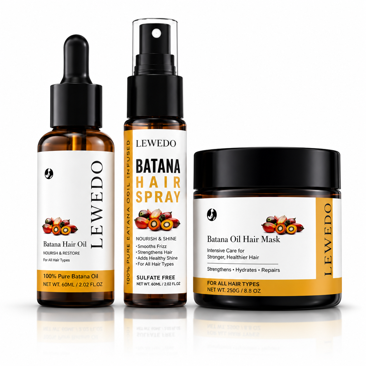 Pure Batana Hair Oil – Nourishing Hair & Scalp Care Oil for Dry, Damaged Hair