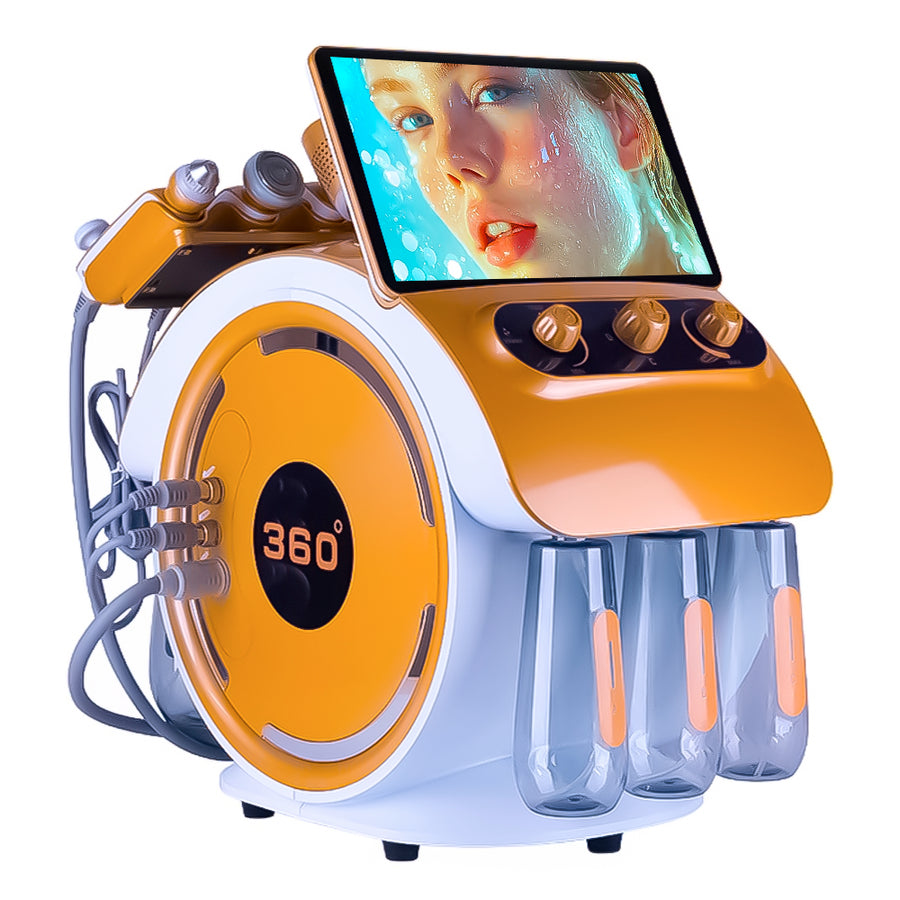 Theia Premium GlowPower 6-in-1 HydraFacial System – 2025 Professional Edition for Deep Skin Rejuvenation