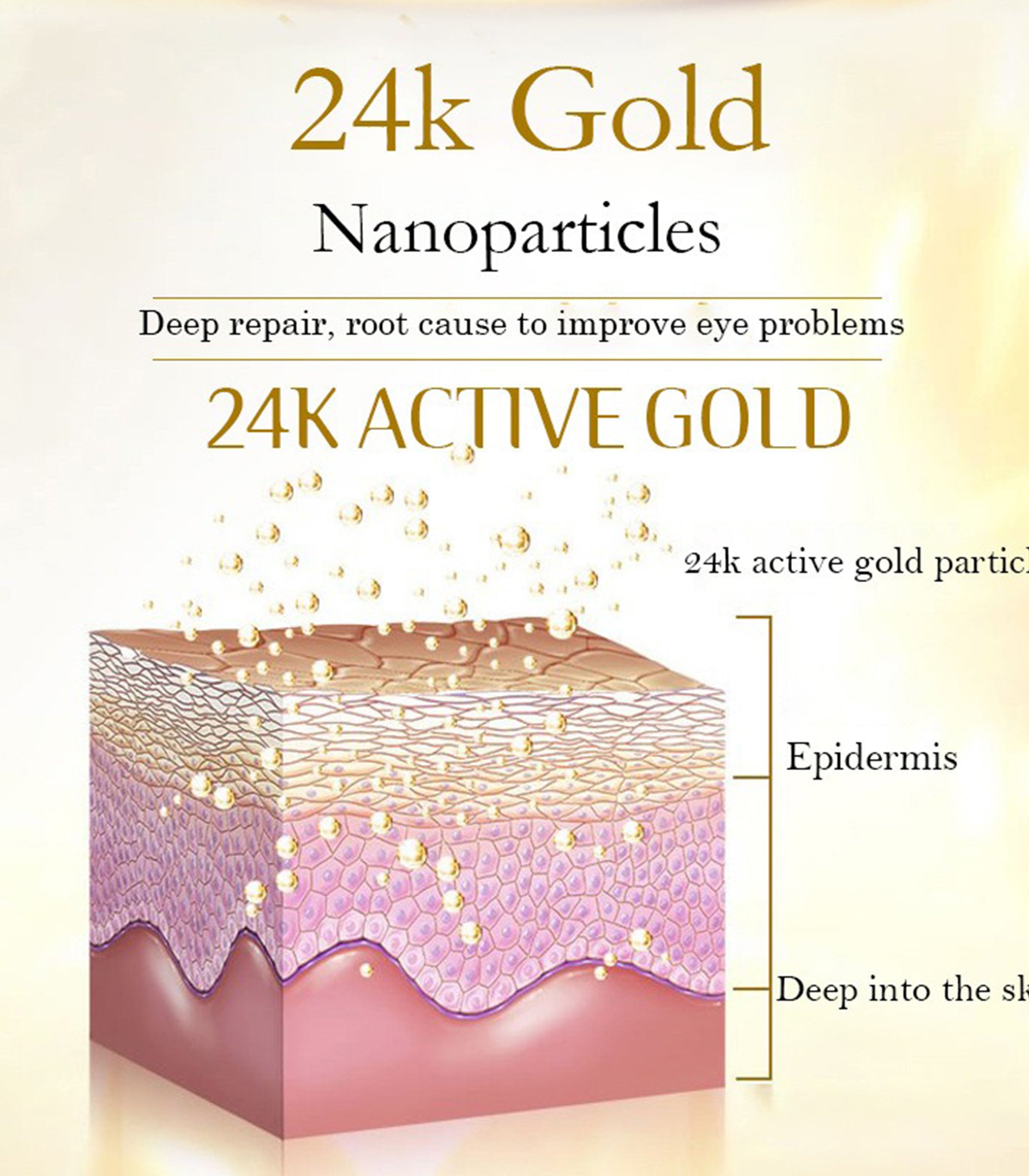 Theia Bright Gold Eye Mask 5 Boxes 60pcs