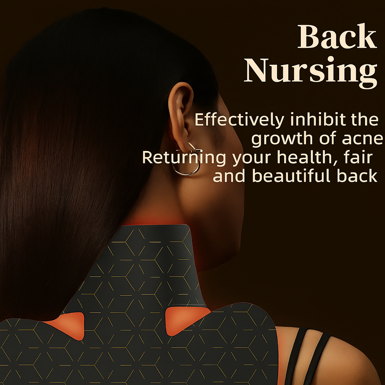 Theia 660nm 850nm Red Infrared Light Therapy Wrap For a Youthful Neck & Chest