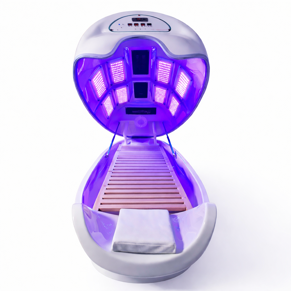Theia Advanced Wellness Spa Capsule – LED Light, Infrared Heat, PEMF & Multi-Therapy Beauty Device