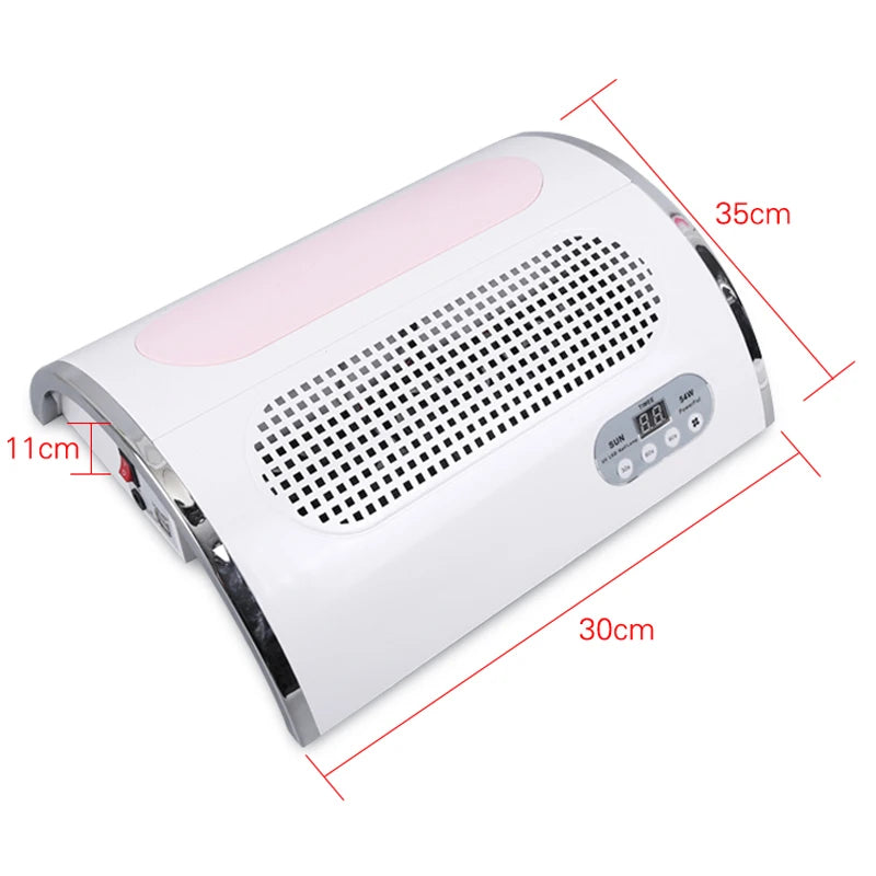 4-in-1 Professional Nail Station – 54W UV LED Lamp, 25,000 RPM Nail Drill & Dust Collector