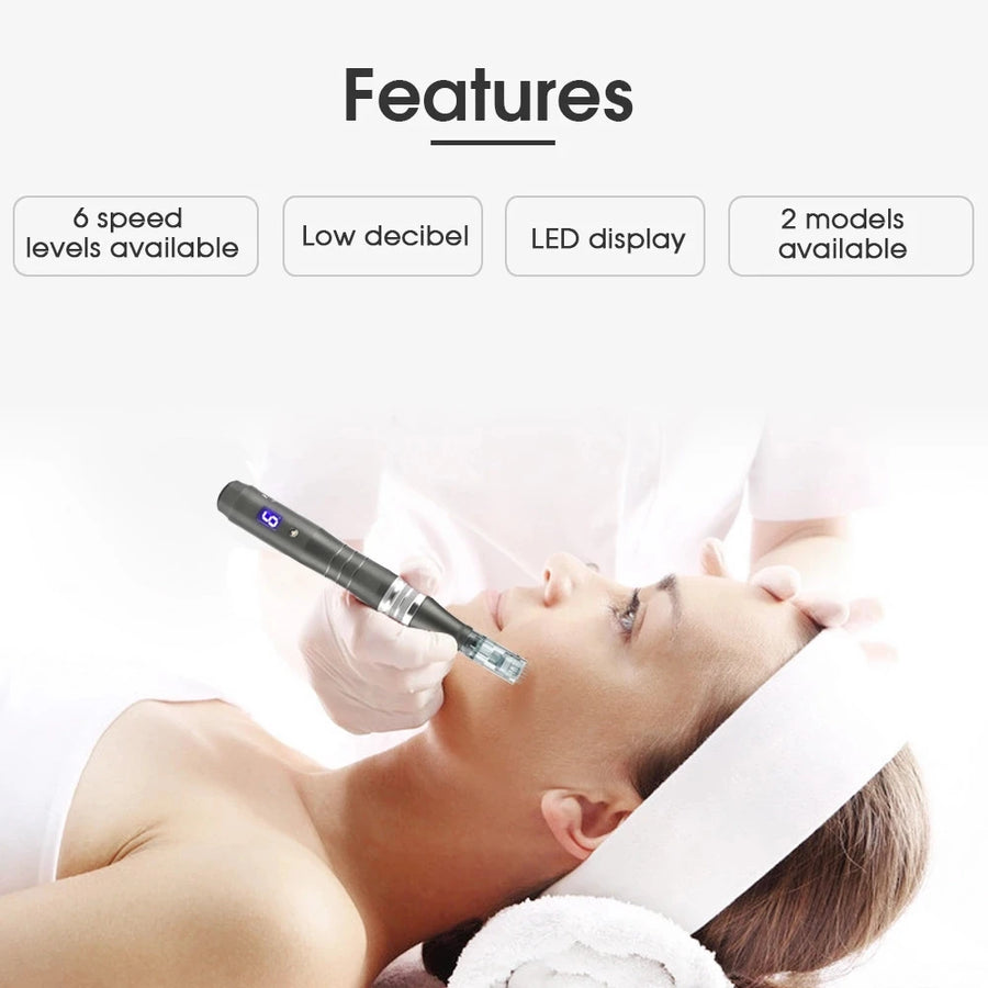 Dr. Pen Ultima M8 Professional Microneedling Dermapen, USB Rechargeable, 5pcs 32Pin Cartridge Needle