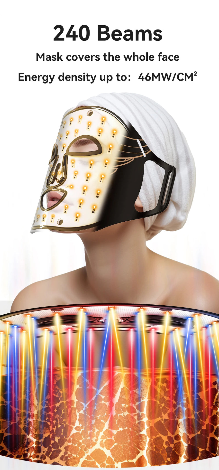 Theia OmegaGlow LED light Therapy Mask