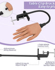 Professional Silicone Practice Hand for Acrylic Nails – Flexible Nail Training Hand