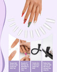 Professional Silicone Practice Hand for Acrylic Nails – Flexible Nail Training Hand
