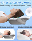 Odorless Orthopedic Pillow for Neck and Shoulder Pain – Ergonomic Memory Foam Cervical Pillow