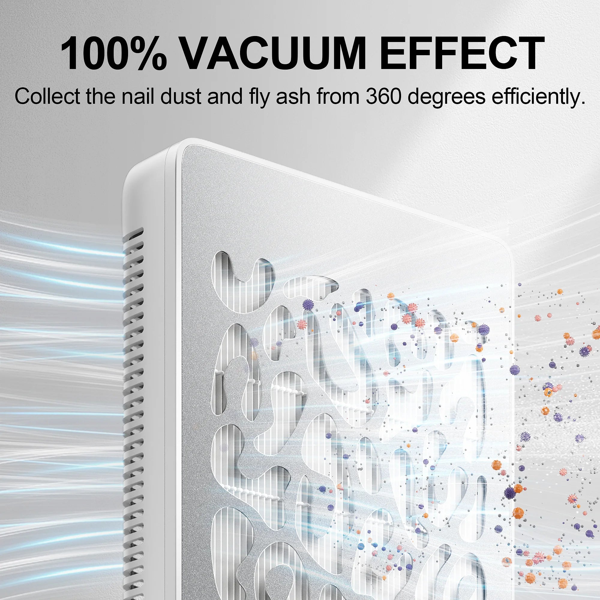 Professional Brushless Nail Dust Collector – 20W High Suction Manicure Vacuum