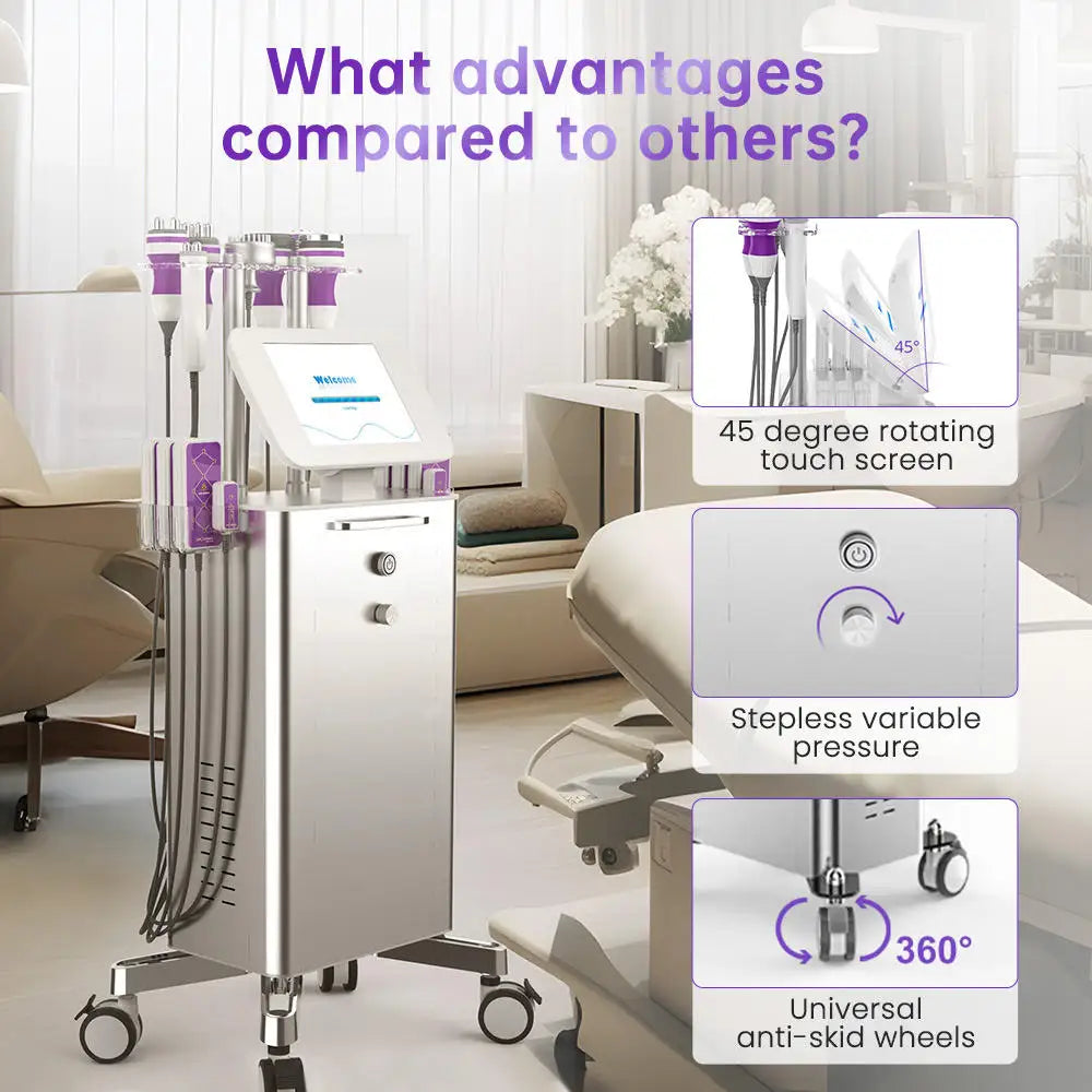 CaviMaster Pro 40K Cavitation Vacuum Machine – Body Sculpting & Fat Burning Beauty Equipment