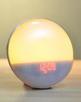 Theia Wake Up Light Alarm Clock with Sunrise/Sunset Simulation Dual Alarms FM Radio Nightlight 7 Colors Natural Sounds Snooze