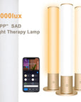 10,000 Lux Intelligent Phototherapy Lamp with Bio-Rhythm Lighting