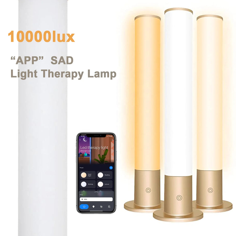 10,000 Lux Intelligent Phototherapy Lamp with Bio-Rhythm Lighting