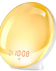 Theia Wake Up Light Alarm Clock with Sunrise/Sunset Simulation Dual Alarms FM Radio Nightlight 7 Colors Natural Sounds Snooze