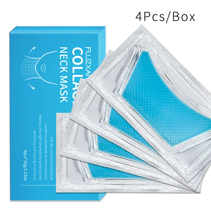 Collagen Hydrogel Neck Mask – 4 Pieces – Hydrating Neck Care