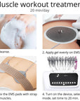 Theia Shaper 2 in 1 EMS Electric Full Muscle Stimulator Massager Electrostimulator