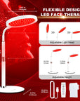 Theia Sun Lux Red LED Desktop Infrared Therapy Lamp – 660nm Red Light Therapy for Pain Relief & Skin Rejuvenation