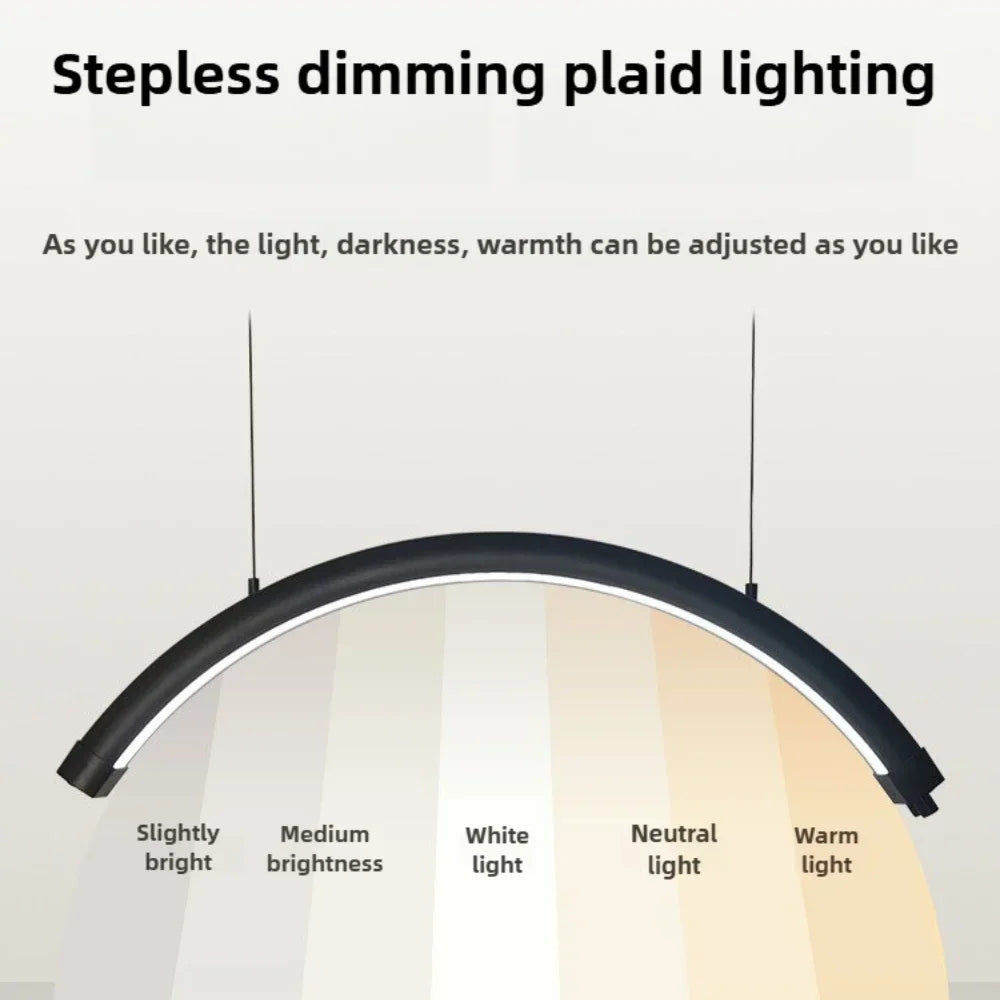 26-Inch LED Half Moon Ceiling Light 48W – Dimmable Salon Lash Nail Tattoo & Facial Lamp