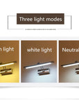 LED Mirror & Picture Light – Adjustable Wall Mounted Bathroom Vanity Lamp