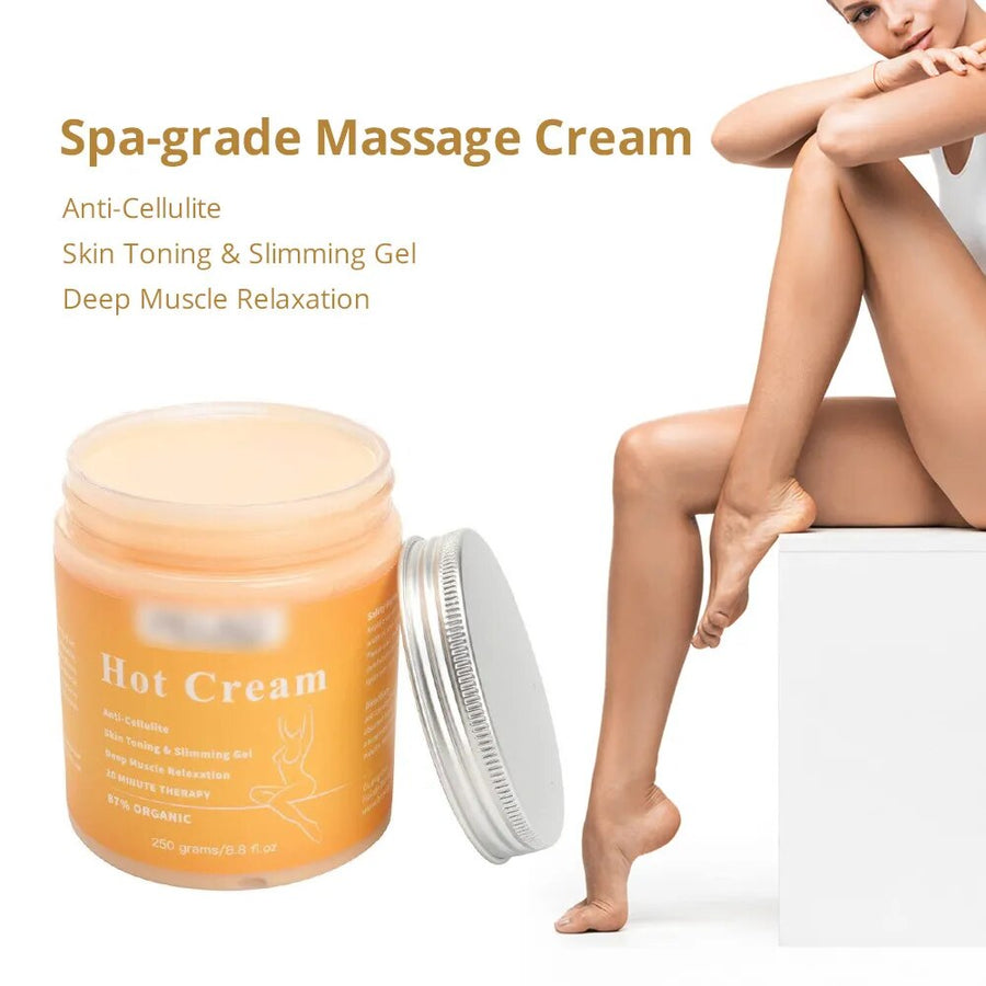 Weight Loss Hot Cream 250g Fat Burner Gel Belly Slimming Anti Cellulite Cream Body Massage