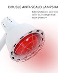 Dual-Head Infrared Heat Therapy Lamp with Adjustable Floor Stand