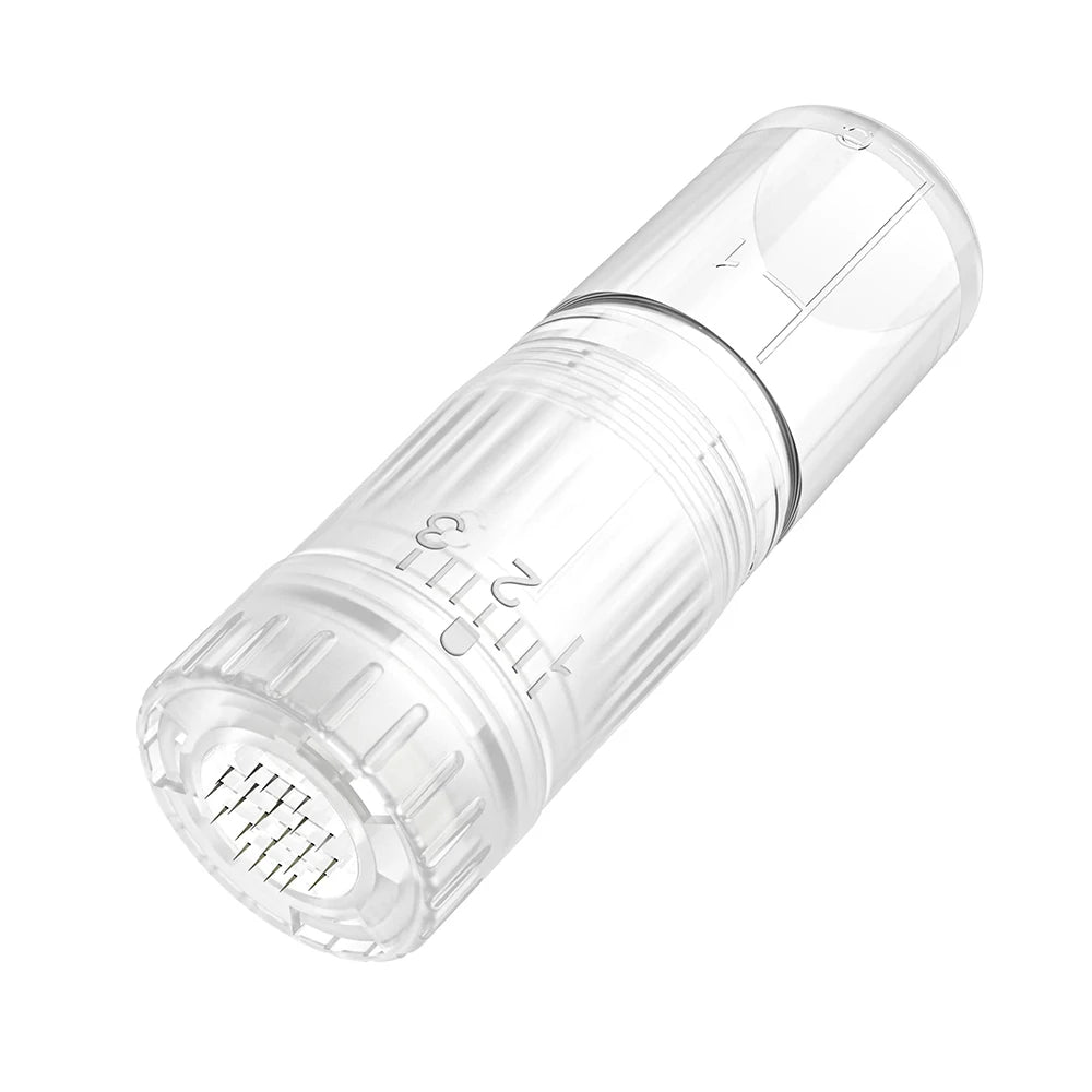 10x Disposable Hydra Pen Needle Cartridges – H5 / H3 Replacement | 12 / 24 / 36 Pin & Nano | Adjustable Serum Flow