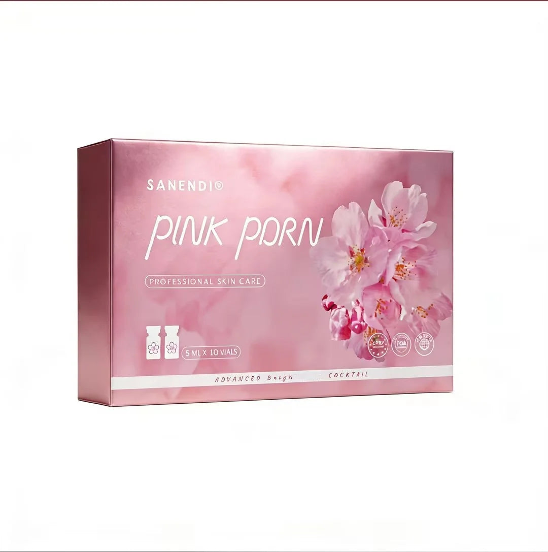Salmon PDRN Pink Cocktail Facial Serum – Hyaluronic Acid Skin Conditioning & Radiance Support Treatment (5ml × 10 Vials)