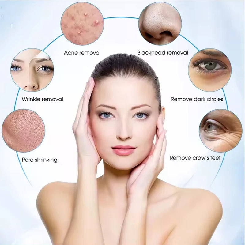 10-in-1 Hydro Dermabrasion Machine - Face Lifting, Deep Cleansing, Aqua Peeling, Skin Rejuvenation, and Spa Skin Care Device