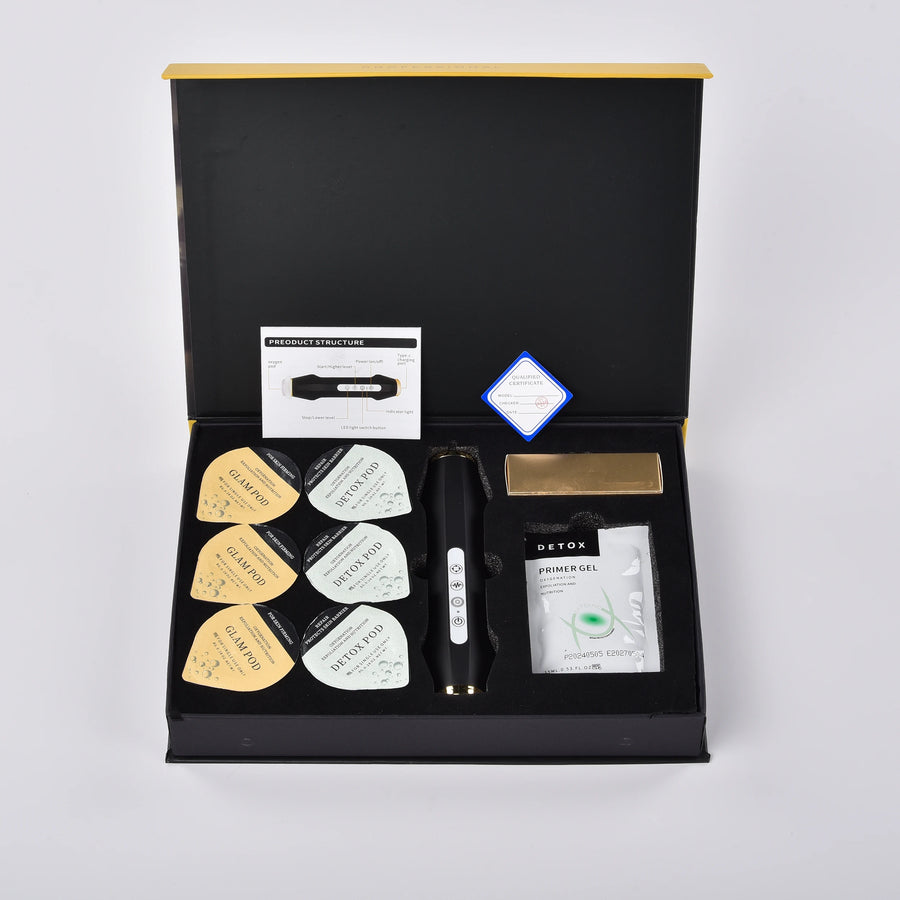 Dynamic Oxygen Bubble Kit – Portable CO2 Oxygen Bubble Gift Set for Radiant, Rejuvenated Skin