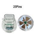 RF Microneedling Replacement Cartridge (10 Pins, 25 Pins, 64 Pins, Nano Crystal) with Disposable Connection Tube for Fractional RF Microneedling Machine
