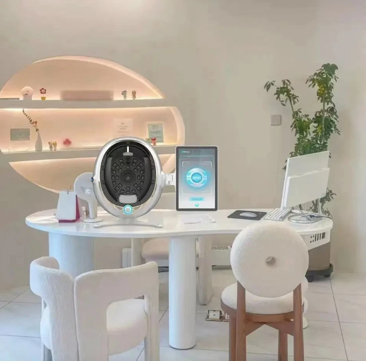 Theia 3D Skin Care Facial Analyzer Monitor Machine Magic Mirror Portable Testing English Detector Face Camera Test Analysis