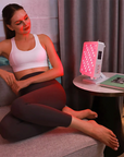 Theia Red Light Therapy for Face and Body, Red Near Infrared Light with Timer and Stand. 60 Dual Chip LEDs. Flicker Free Clinical Grade Panel for Energy, Pain, Skin, Recovery, Performance RL60S Max