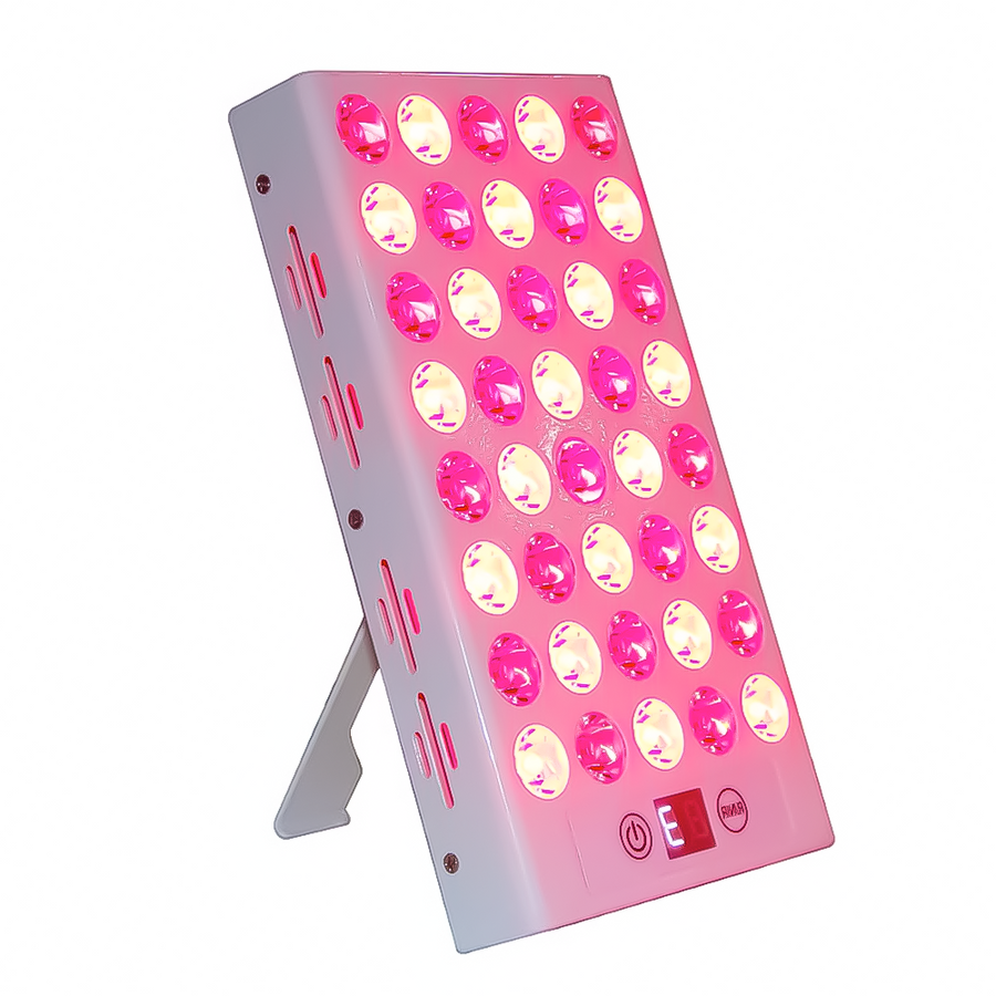 Theia RTL40 Portable Red Light Therapy Panel – 40x5W LEDs for Pain Relief, Beauty, and Skincare with Near-Infrared Light