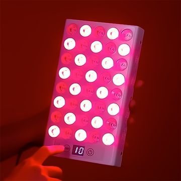 Theia RTL40 Portable Red Light Therapy Panel – 40x5W LEDs for Pain Relief, Beauty, and Skincare with Near-Infrared Light