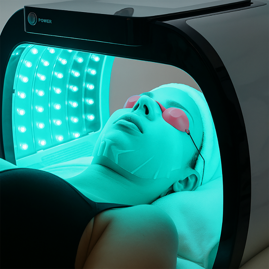 Theia PRO Medical PDT LED Skin Therapy System – 7-Color Light Rejuvenation Machine for Dermatology & Aesthetic Clinics