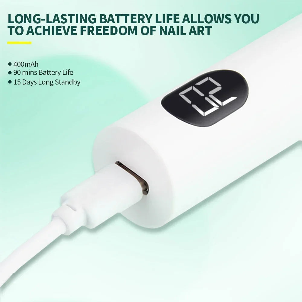 Portable UV LED Nail Lamp with Stand