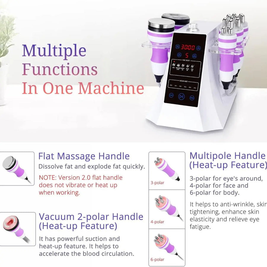 Spa Therapy Unoisetion Cavitation Machine