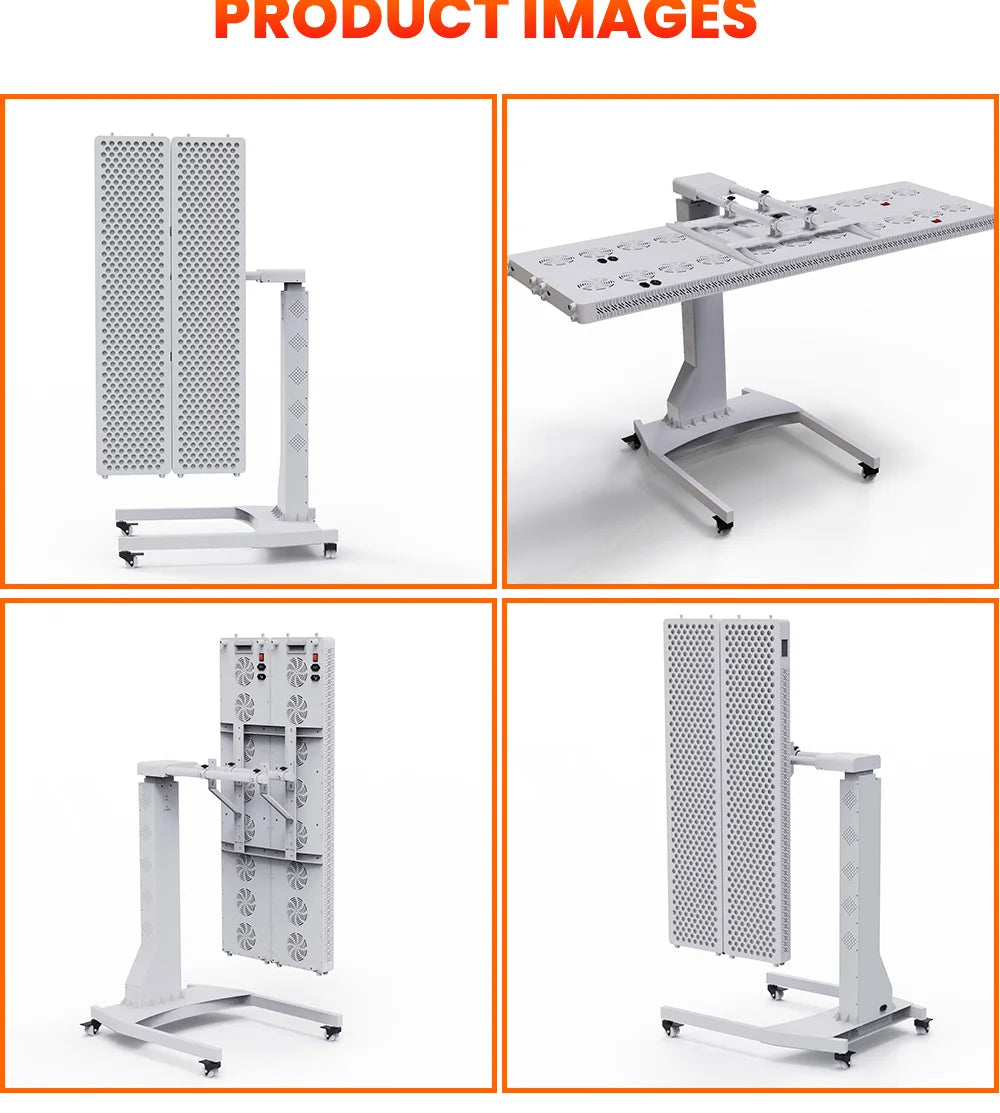 Theia All-Round 4-in-1 Electric Red Light Therapy Stand – Horizontal, Vertical & Sideway Positioning with Automatic Lifting