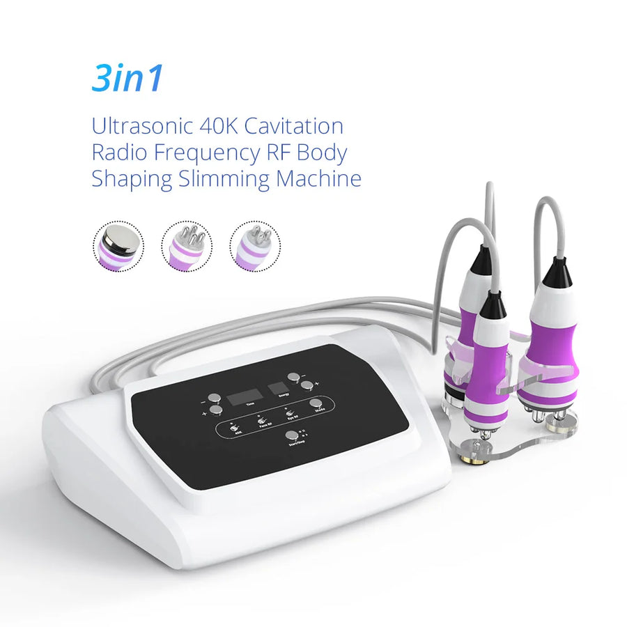 Theia ContourMax Pro 3 in 1  Ultrasound 40K Cavitation Radio Frequency Machine 3D RF Body Slimming Machine Cellulite Remover