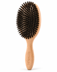 Natural Boar Bristle Hair Brush – Premium Wooden Oval Hair Brush