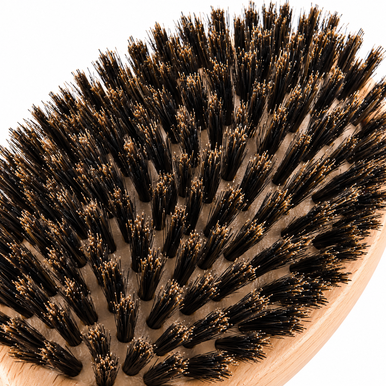Natural Boar Bristle Hair Brush – Premium Wooden Oval Hair Brush