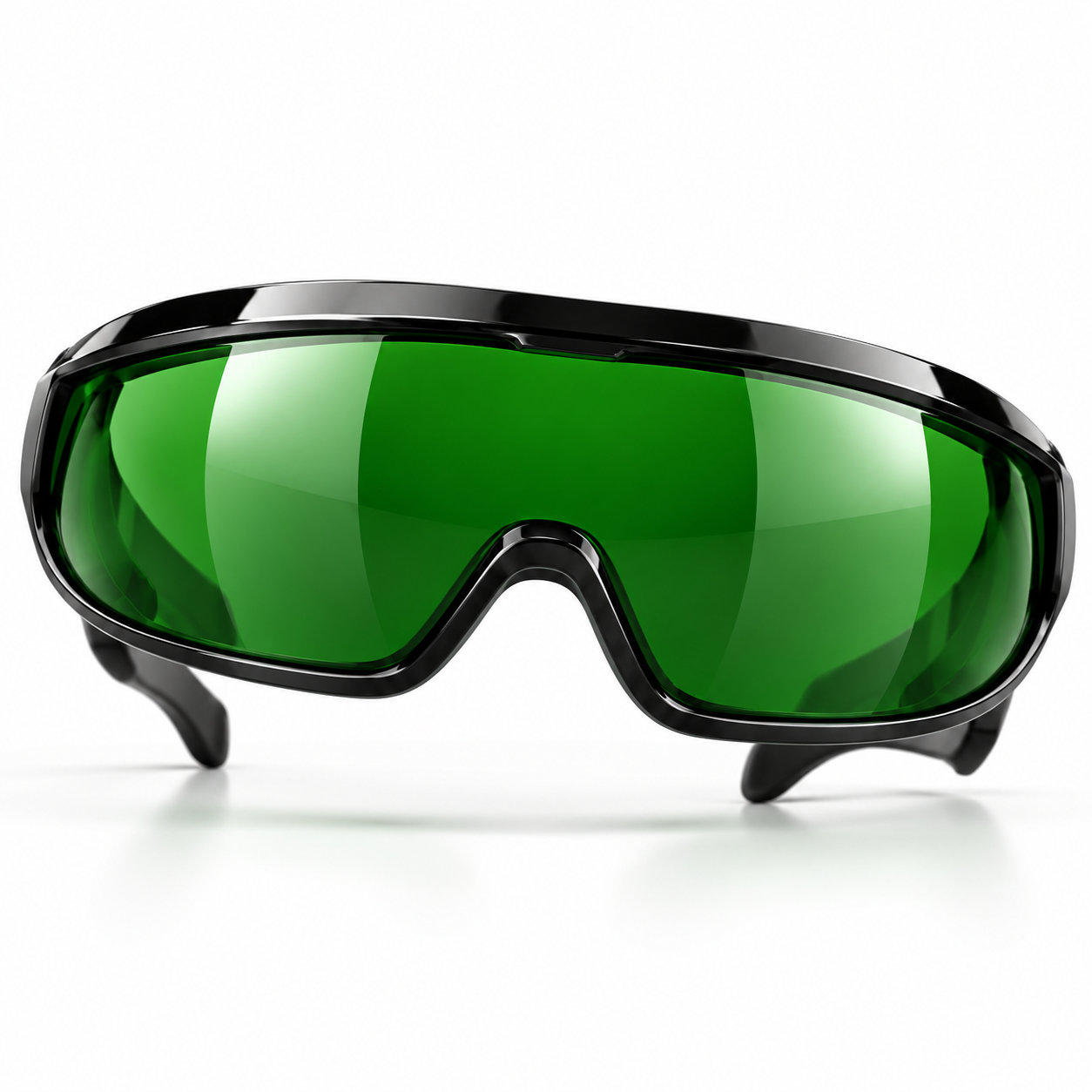 Professional Protective Safety Glasses – Green Lens