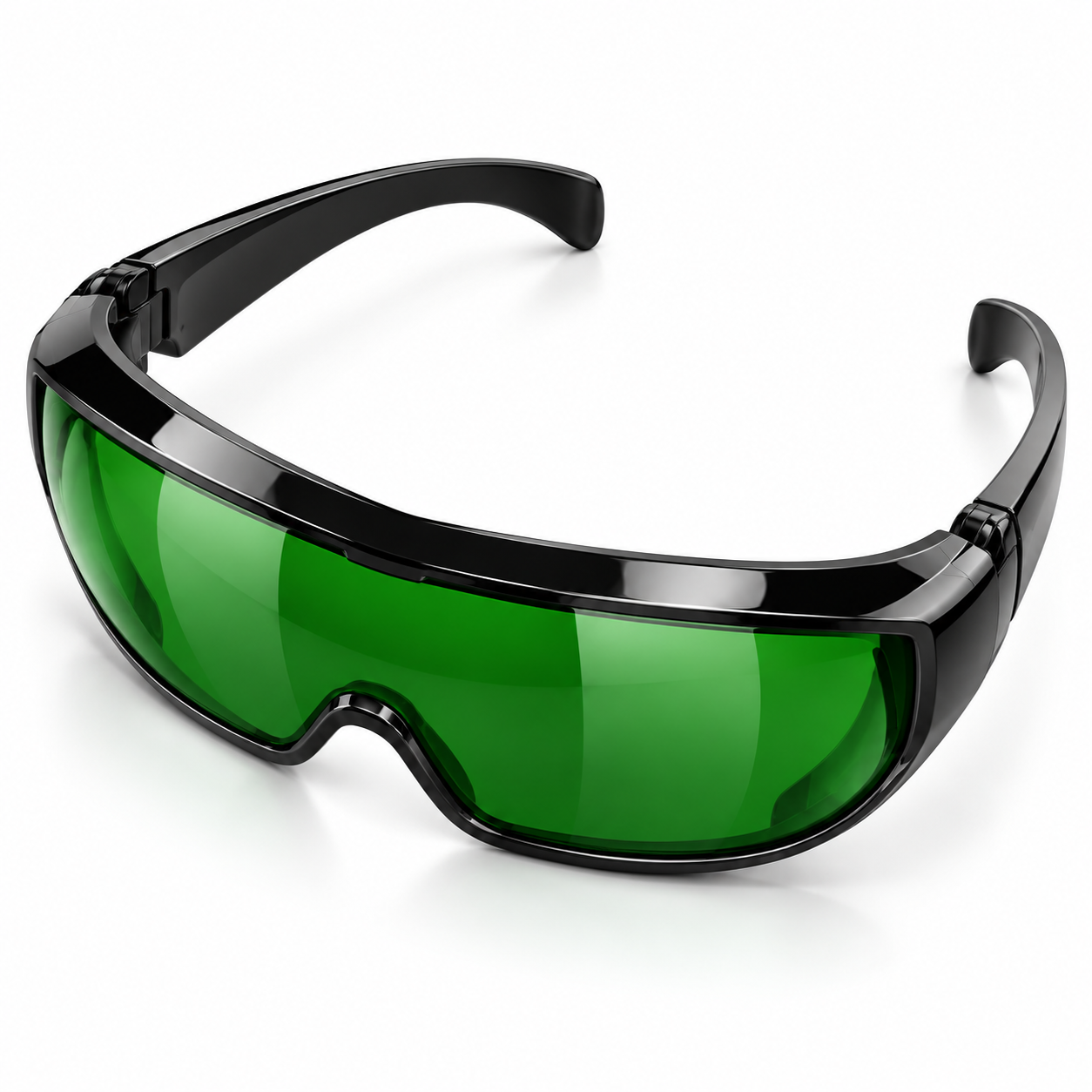 Professional Protective Safety Glasses – Green Lens