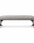Luxury Glitter Manicure Hand Rest – Silver Padded Nail Armrest