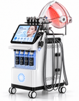 10-in-1 Hydro Dermabrasion & Oxygen Facial Machine with LED Therapy Dome – 2026 Advanced